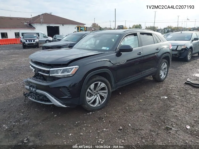 2020 Volkswagen Atlas Cross Sport 2.0T Sel/2.0T Sel Premium/2.0T Sel Premium R-Line/2.0T Sel R-Line VIN: 1V2MC2CA4LC207193 Lot: 40734023