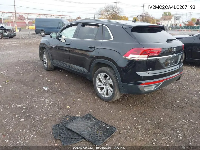 2020 Volkswagen Atlas Cross Sport 2.0T Sel/2.0T Sel Premium/2.0T Sel Premium R-Line/2.0T Sel R-Line VIN: 1V2MC2CA4LC207193 Lot: 40734023