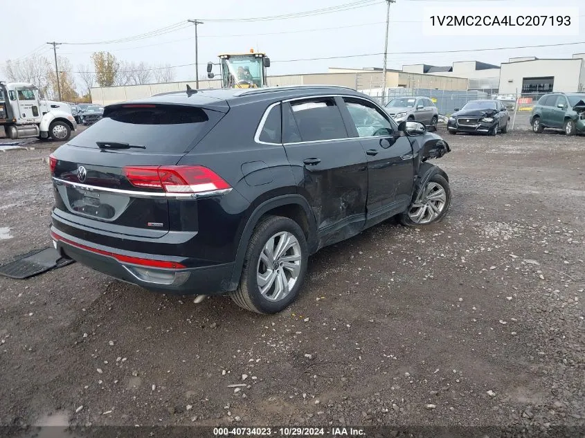 2020 Volkswagen Atlas Cross Sport 2.0T Sel/2.0T Sel Premium/2.0T Sel Premium R-Line/2.0T Sel R-Line VIN: 1V2MC2CA4LC207193 Lot: 40734023