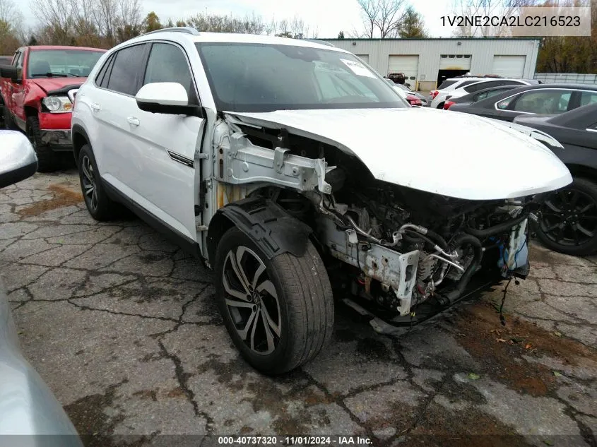 2020 Volkswagen Atlas Cross Sport 3.6L V6 Sel Premium VIN: 1V2NE2CA2LC216523 Lot: 40737320