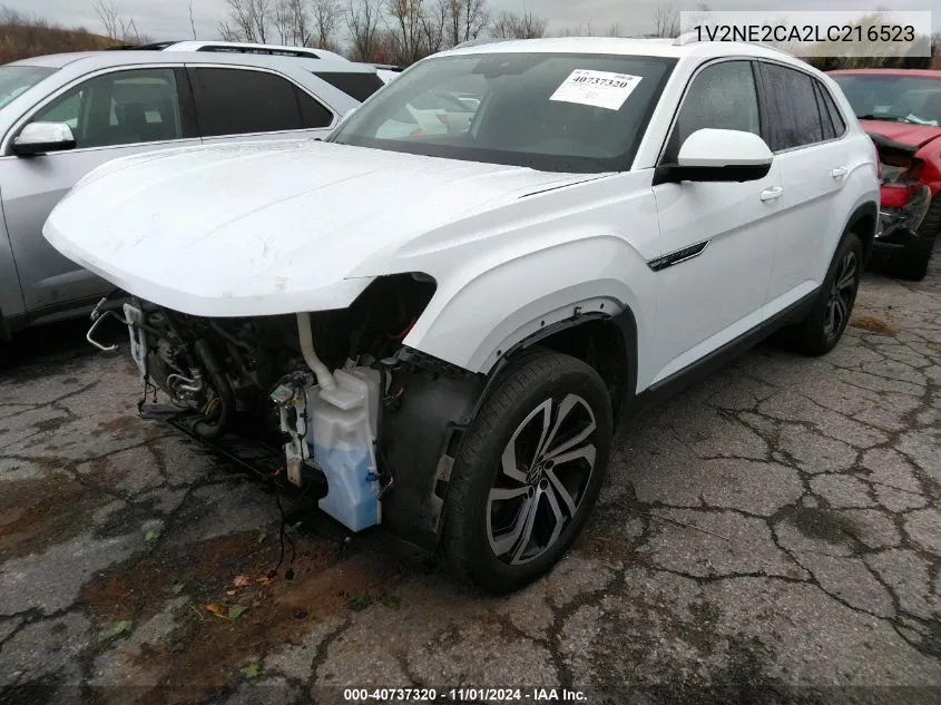 2020 Volkswagen Atlas Cross Sport 3.6L V6 Sel Premium VIN: 1V2NE2CA2LC216523 Lot: 40737320