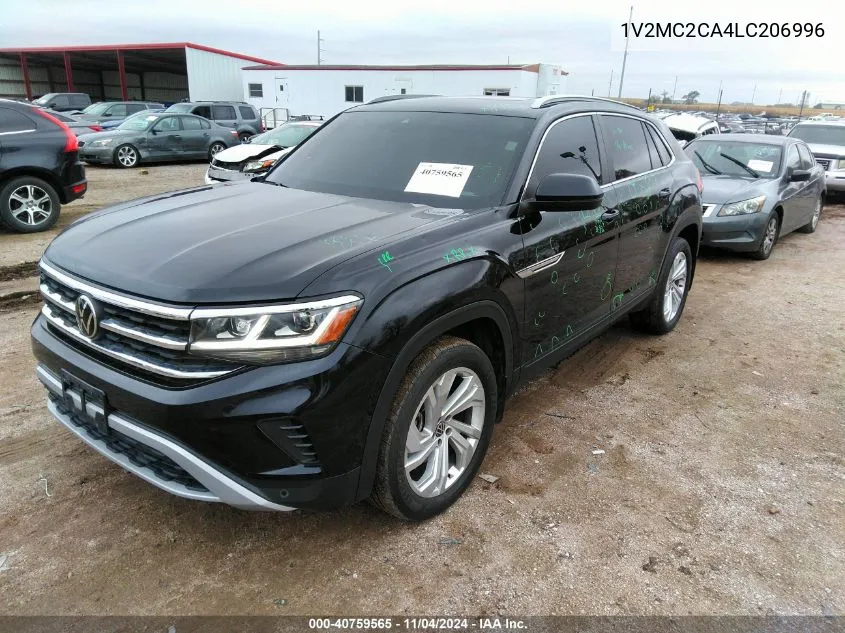 2020 Volkswagen Atlas Cross Sport 2.0T Sel/2.0T Sel Premium/2.0T Sel Premium R-Line/2.0T Sel R-Line VIN: 1V2MC2CA4LC206996 Lot: 40759565