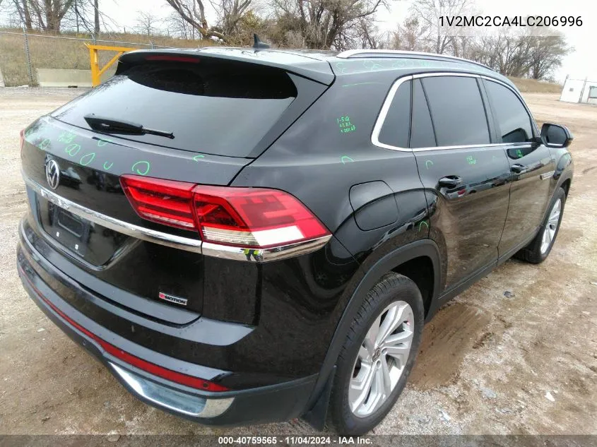 2020 Volkswagen Atlas Cross Sport 2.0T Sel/2.0T Sel Premium/2.0T Sel Premium R-Line/2.0T Sel R-Line VIN: 1V2MC2CA4LC206996 Lot: 40759565