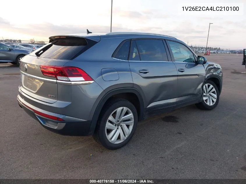 2020 Volkswagen Atlas Cross Sport 3.6L V6 Se W/Technology/3.6L V6 Se W/Technology R-Line VIN: 1V26E2CA4LC210100 Lot: 40776158