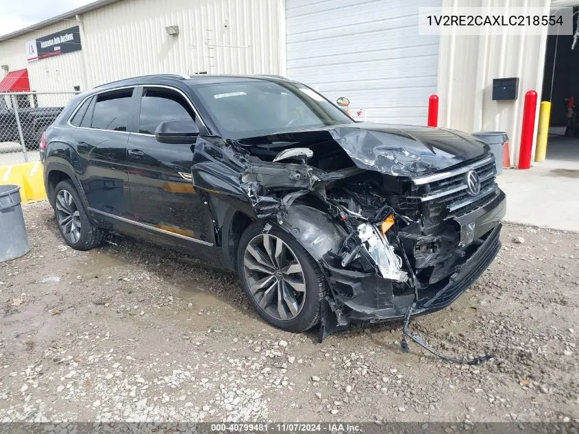 2020 Volkswagen Atlas Cross Sport 3.6L V6 Sel R-Line VIN: 1V2RE2CAXLC218554 Lot: 40799481