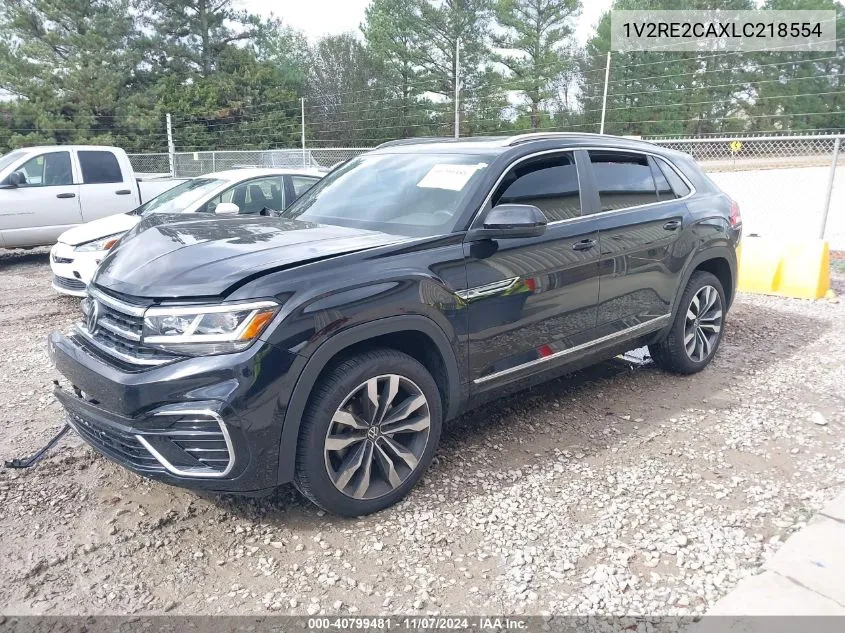 2020 Volkswagen Atlas Cross Sport 3.6L V6 Sel R-Line VIN: 1V2RE2CAXLC218554 Lot: 40799481