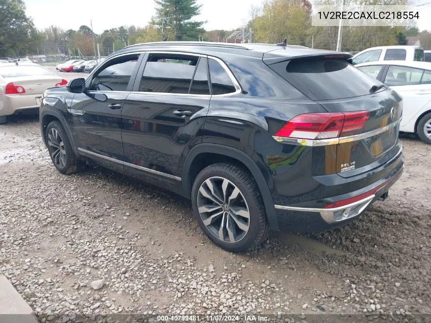 2020 Volkswagen Atlas Cross Sport 3.6L V6 Sel R-Line VIN: 1V2RE2CAXLC218554 Lot: 40799481