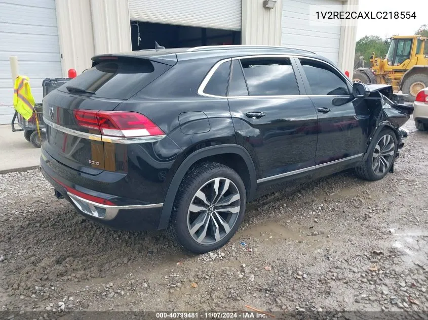 2020 Volkswagen Atlas Cross Sport 3.6L V6 Sel R-Line VIN: 1V2RE2CAXLC218554 Lot: 40799481