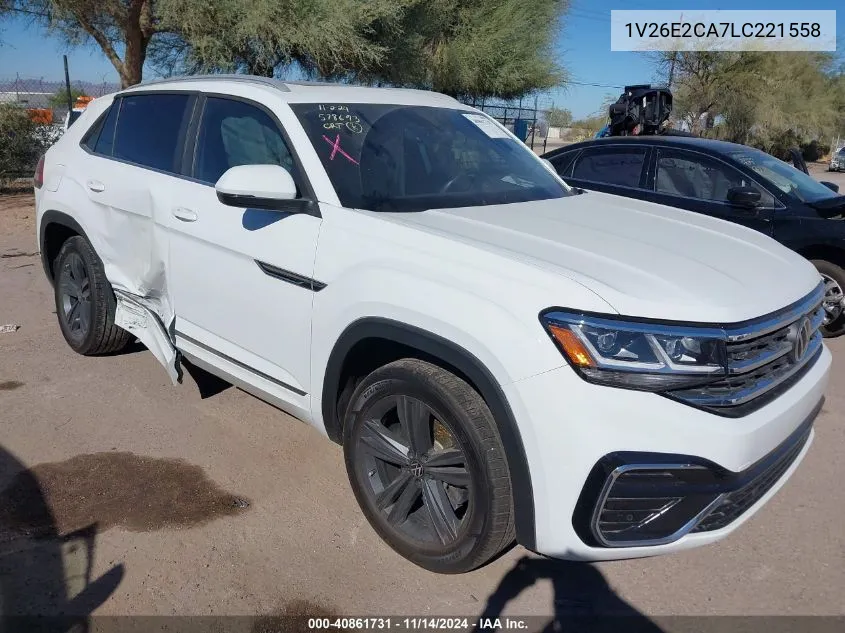 2020 Volkswagen Atlas Cross Sport 3.6L V6 Se W/Technology/3.6L V6 Se W/Technology R-Line VIN: 1V26E2CA7LC221558 Lot: 40861731