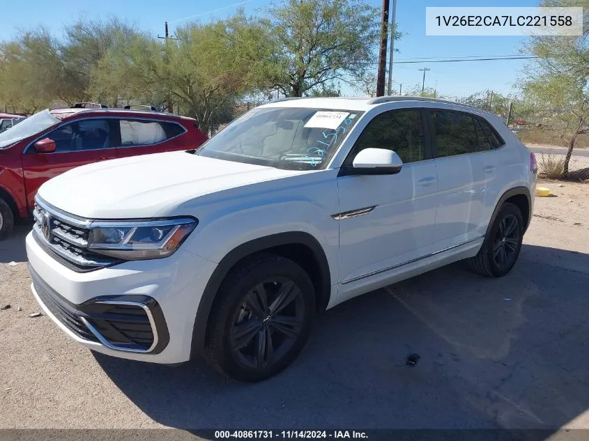 2020 Volkswagen Atlas Cross Sport 3.6L V6 Se W/Technology/3.6L V6 Se W/Technology R-Line VIN: 1V26E2CA7LC221558 Lot: 40861731