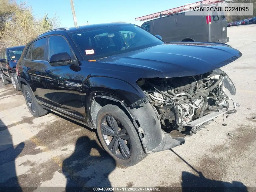 2020 Volkswagen Atlas Cross Sport 3.6L V6 Se W/Technology/3.6L V6 Se W/Technology R-Line VIN: 1V26E2CA8LC224095 Lot: 40902474