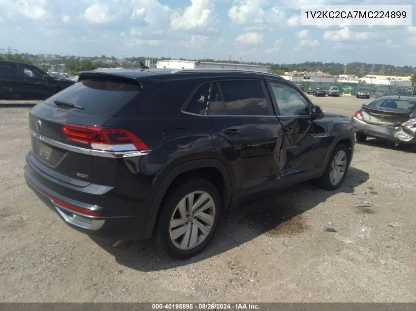 2021 Volkswagen Atlas Cross Sport 2.0T Se W/Technology VIN: 1V2KC2CA7MC224899 Lot: 40195895