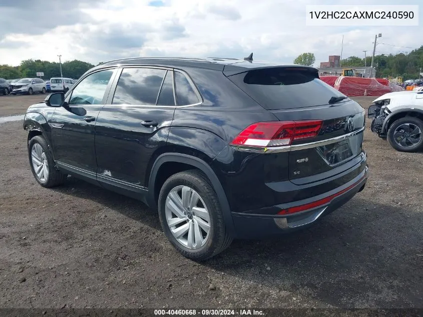 1V2HC2CAXMC240590 2021 Volkswagen Atlas Cross Sport 2.0T Se W/Technology