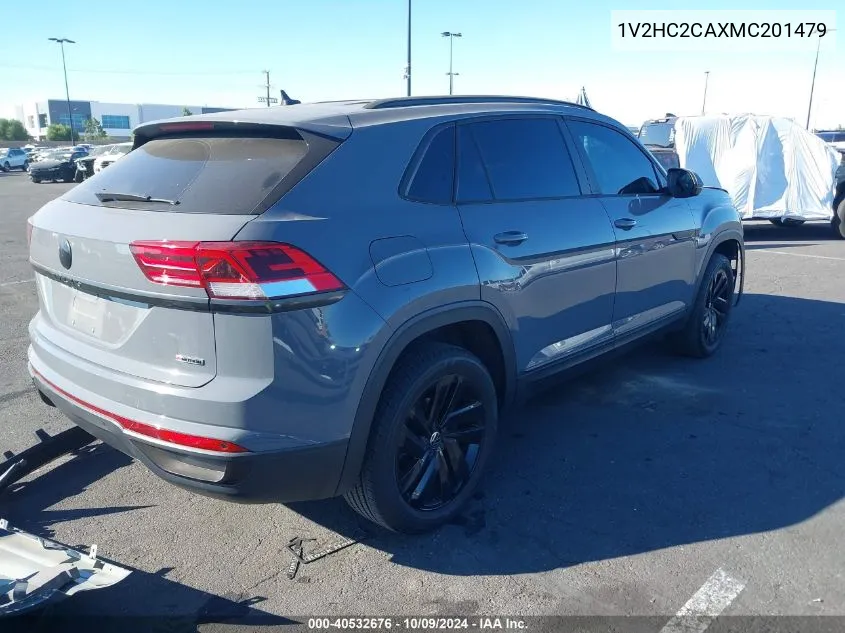 2021 Volkswagen Atlas Cross Sport 2.0T Se W/Technology VIN: 1V2HC2CAXMC201479 Lot: 40532676