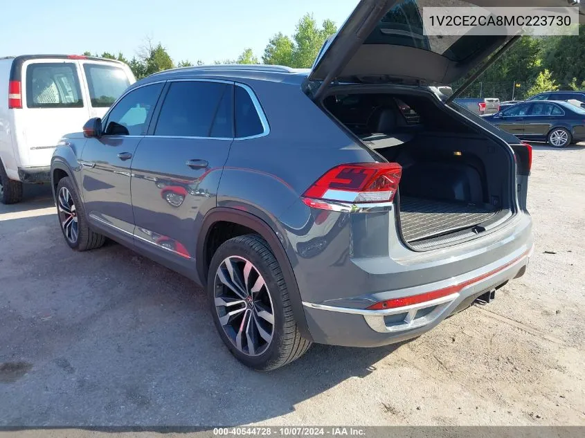 2021 Volkswagen Atlas Cross Sport 3.6L V6 Sel R-Line VIN: 1V2CE2CA8MC223730 Lot: 40544728