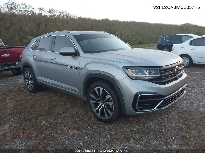 2021 Volkswagen Atlas Cross Sport Sel Premium R-Line VIN: 1V2FE2CA3MC205715 Lot: 40556964