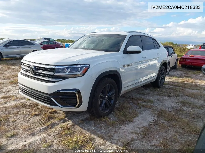 2021 Volkswagen Atlas Cross Sport 3.6L V6 Se W/Technology R-Line VIN: 1V2ME2CA0MC218333 Lot: 40567984