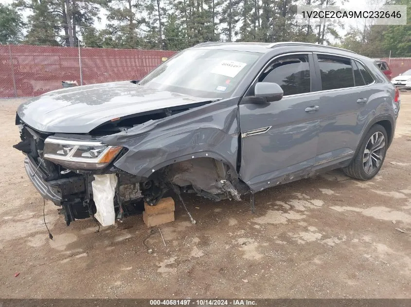 2021 Volkswagen Atlas Cross Sport Sel R-Line VIN: 1V2CE2CA9MC232646 Lot: 40581497