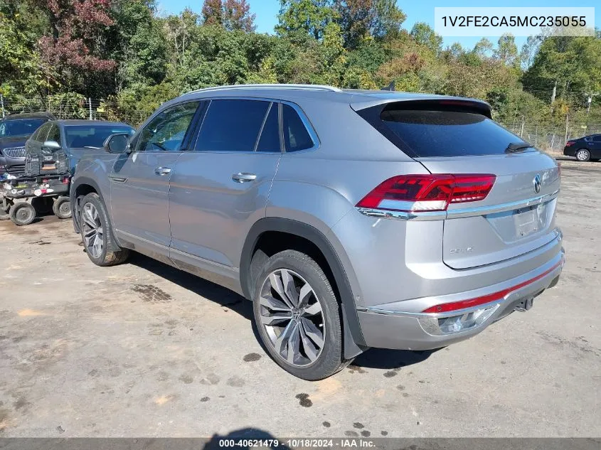 2021 Volkswagen Atlas Cross Sport 3.6L V6 Sel Premium R-Line VIN: 1V2FE2CA5MC235055 Lot: 40621479