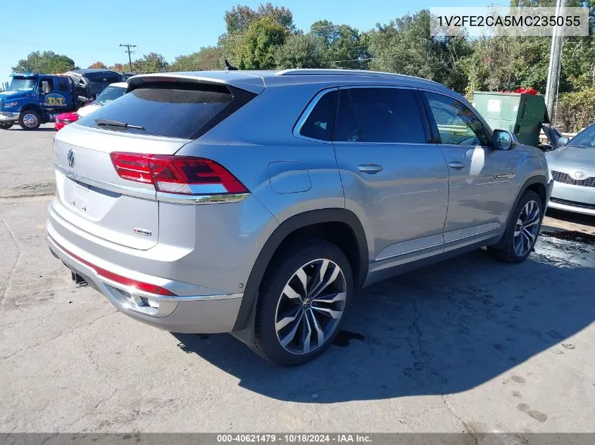 2021 Volkswagen Atlas Cross Sport 3.6L V6 Sel Premium R-Line VIN: 1V2FE2CA5MC235055 Lot: 40621479