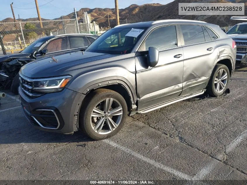 2021 Volkswagen Atlas Cross Sport 3.6L V6 Se W/Technology VIN: 1V2WE2CA4MC238528 Lot: 40691674