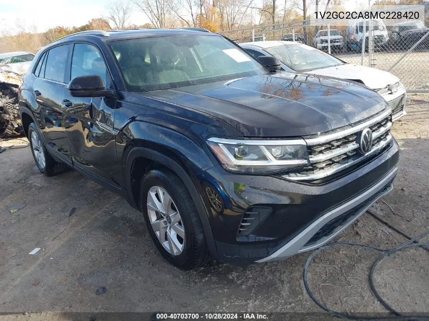 2021 Volkswagen Atlas Cross Sport S VIN: 1V2GC2CA8MC228420 Lot: 40703700