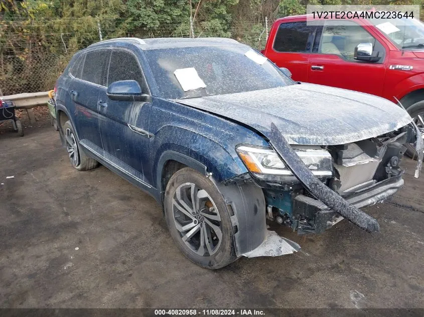 2021 Volkswagen Atlas Cross Sport 3.6L V6 Sel Premium VIN: 1V2TE2CA4MC223644 Lot: 40820958