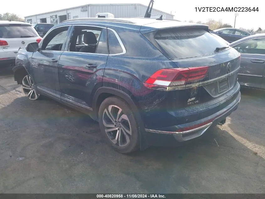 2021 Volkswagen Atlas Cross Sport 3.6L V6 Sel Premium VIN: 1V2TE2CA4MC223644 Lot: 40820958