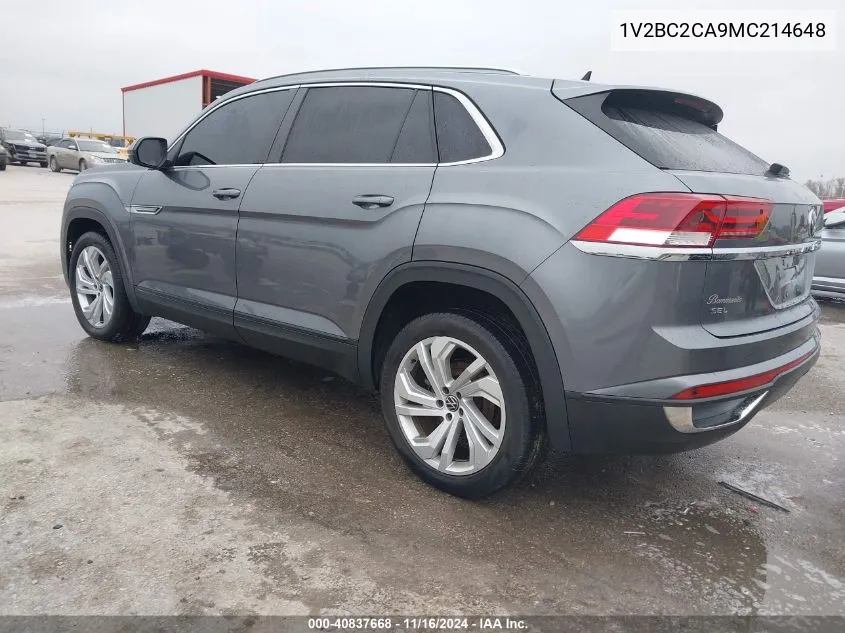 2021 Volkswagen Atlas Cross Sport 2.0T Sel VIN: 1V2BC2CA9MC214648 Lot: 40837668