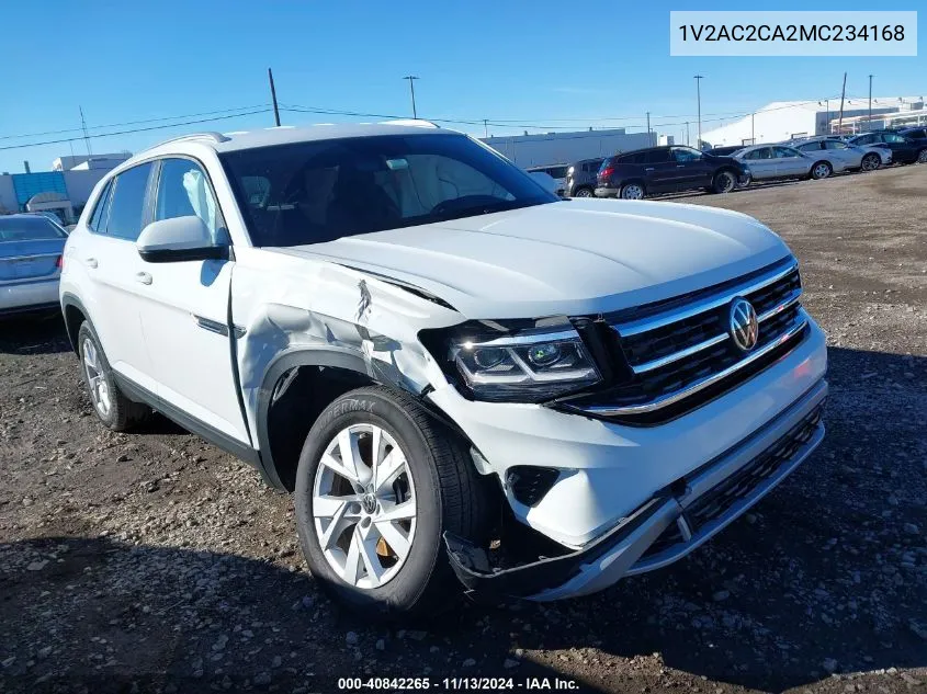 2021 Volkswagen Atlas Cross Sport 2.0T S VIN: 1V2AC2CA2MC234168 Lot: 40842265