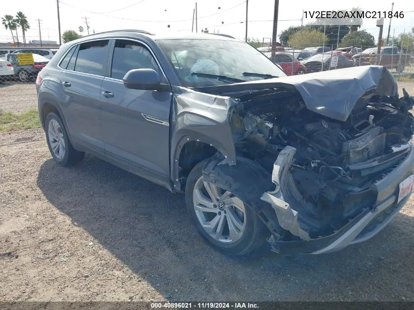 2021 Volkswagen Atlas Cross Sport 3.6L V6 Sel VIN: 1V2EE2CAXMC211846 Lot: 40896021