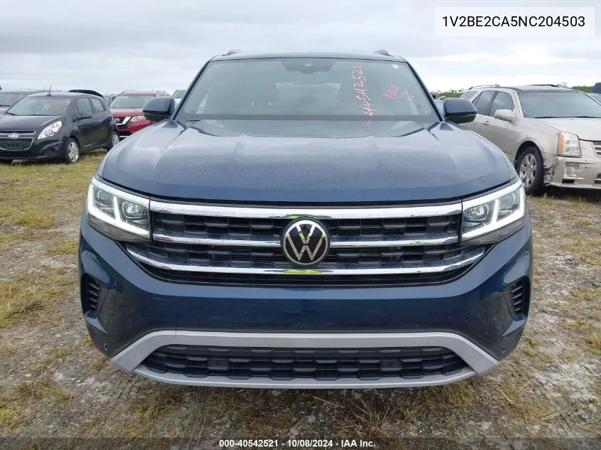 2022 Volkswagen Atlas Cross Sport 3.6L V6 Sel VIN: 1V2BE2CA5NC204503 Lot: 40542521