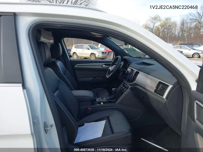 2022 Volkswagen Atlas Cross Sport 3.6L V6 Se W/Technology VIN: 1V2JE2CA5NC220468 Lot: 40873030