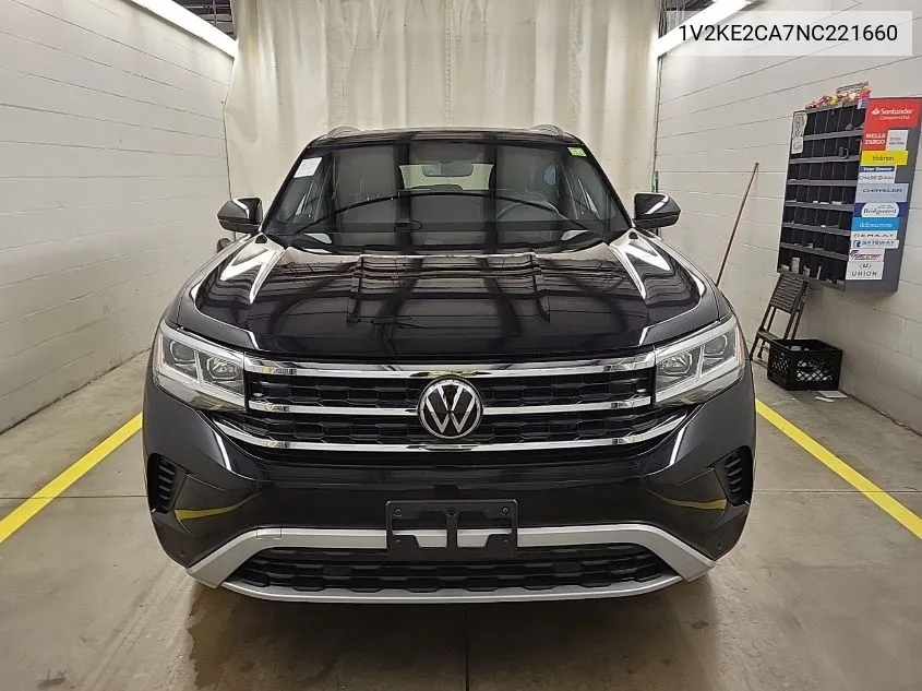 2022 Volkswagen Atlas Cross Sport Se VIN: 1V2KE2CA7NC221660 Lot: 40916565