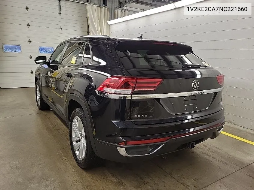 2022 Volkswagen Atlas Cross Sport Se VIN: 1V2KE2CA7NC221660 Lot: 40916565