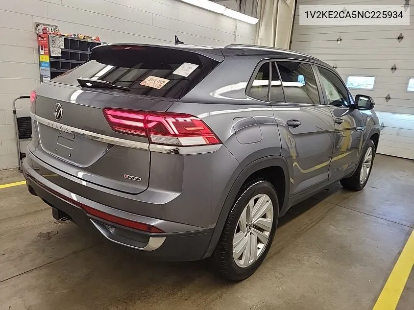 2022 Volkswagen Atlas Cross Sport Se VIN: 1V2KE2CA5NC225934 Lot: 40916569