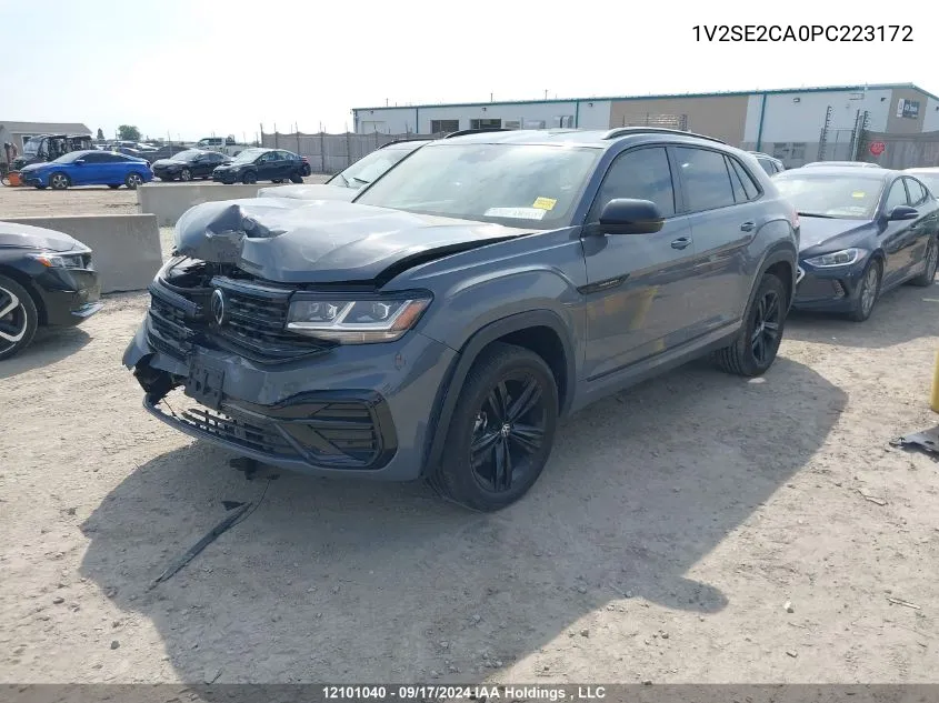 2023 Volkswagen Atlas Cross Sport Sel R-Line VIN: 1V2SE2CA0PC223172 Lot: 12101040