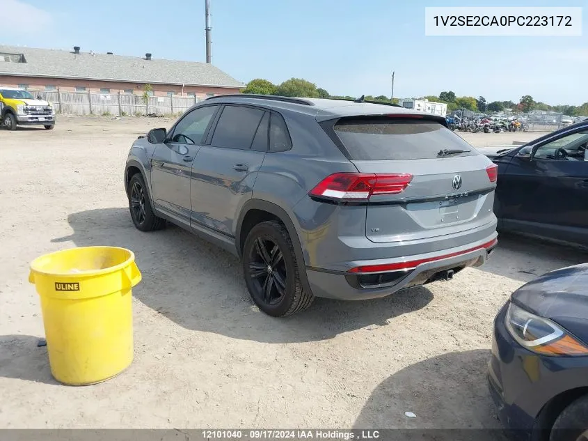 2023 Volkswagen Atlas Cross Sport Sel R-Line VIN: 1V2SE2CA0PC223172 Lot: 12101040