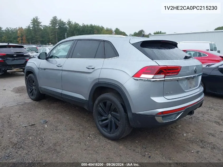 2023 Volkswagen Atlas Cross Sport Se VIN: 1V2HE2CA0PC215230 Lot: 40418200