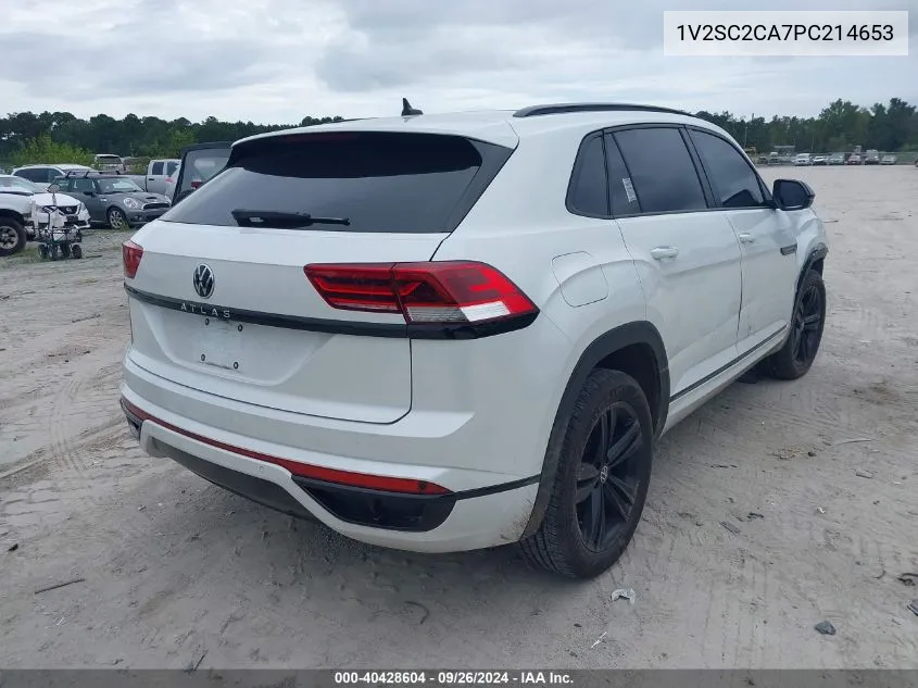 2023 Volkswagen Atlas Cross Sport 2.0T Sel R-Line Black VIN: 1V2SC2CA7PC214653 Lot: 40428604