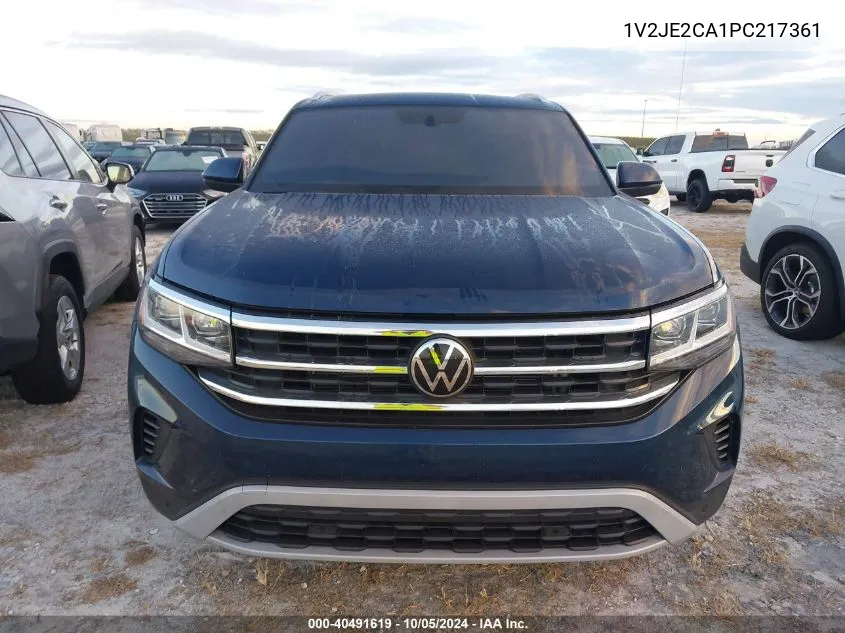 2023 Volkswagen Atlas Cross Sport Se VIN: 1V2JE2CA1PC217361 Lot: 40491619