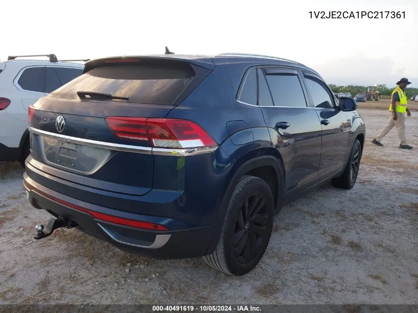 2023 Volkswagen Atlas Cross Sport Se VIN: 1V2JE2CA1PC217361 Lot: 40491619