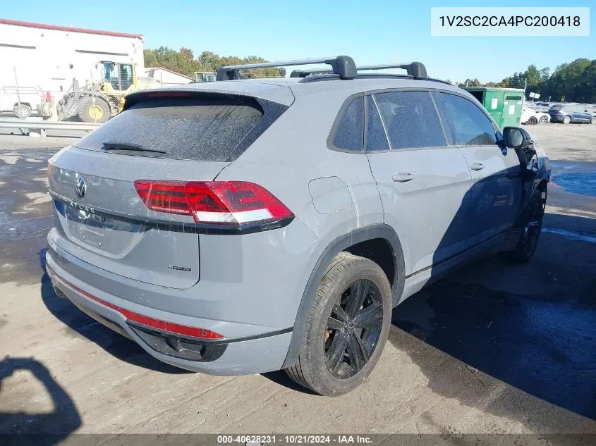 2023 Volkswagen Atlas Cross Sport Sel R-Line VIN: 1V2SC2CA4PC200418 Lot: 40628231