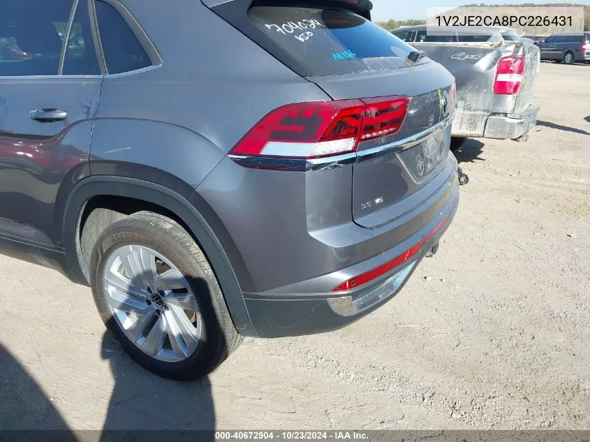 2023 Volkswagen Atlas Cross Sport 3.6L V6 Se W/Technology VIN: 1V2JE2CA8PC226431 Lot: 40672904