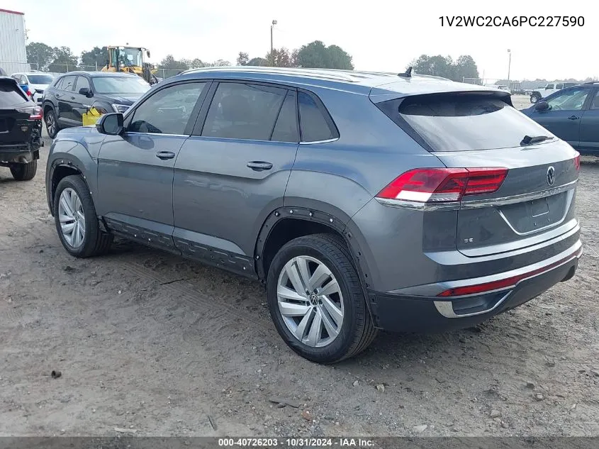 2023 Volkswagen Atlas Cross Sport 2.0T Se W/Technology VIN: 1V2WC2CA6PC227590 Lot: 40726203