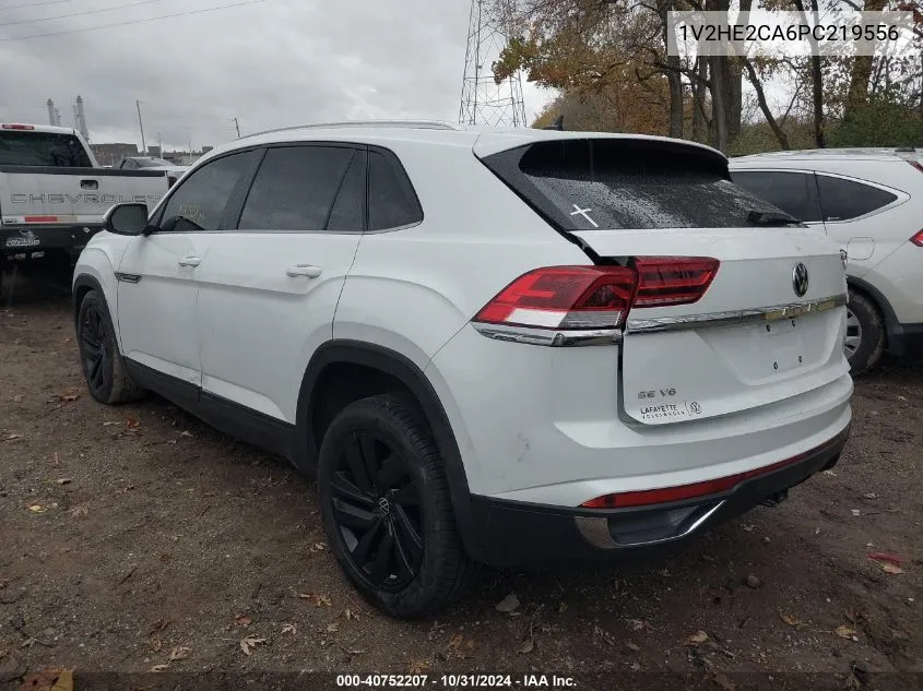 2023 Volkswagen Atlas Cross Sport 3.6L V6 Se W/Technology VIN: 1V2HE2CA6PC219556 Lot: 40752207