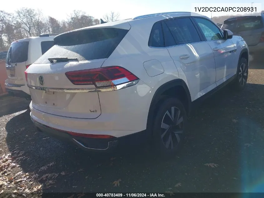 2023 Volkswagen Atlas Cross Sport 2.0T Se VIN: 1V2DC2CA0PC208931 Lot: 40783409