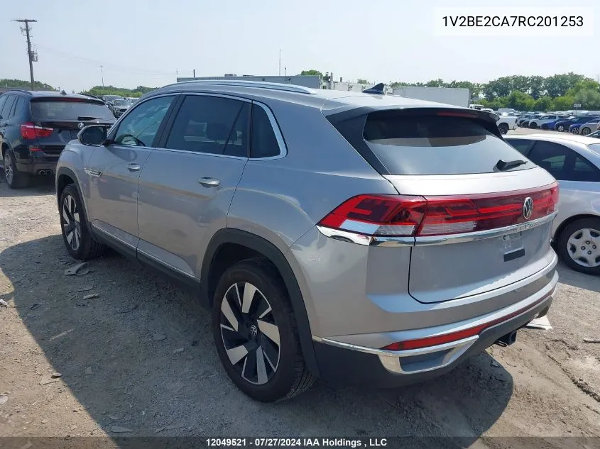 2024 Volkswagen Atlas Cross Sport VIN: 1V2BE2CA7RC201253 Lot: 12049521