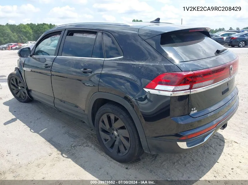 2024 Volkswagen Atlas Cross Sport 2.0T Se W/Technology VIN: 1V2KE2CA9RC208429 Lot: 39978552