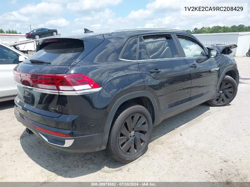 2024 Volkswagen Atlas Cross Sport 2.0T Se W/Technology VIN: 1V2KE2CA9RC208429 Lot: 39978552